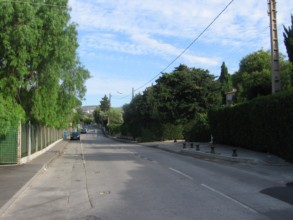 Avenue du Revestel à Cassis 