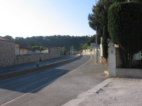 route de Marseille à Cassis 